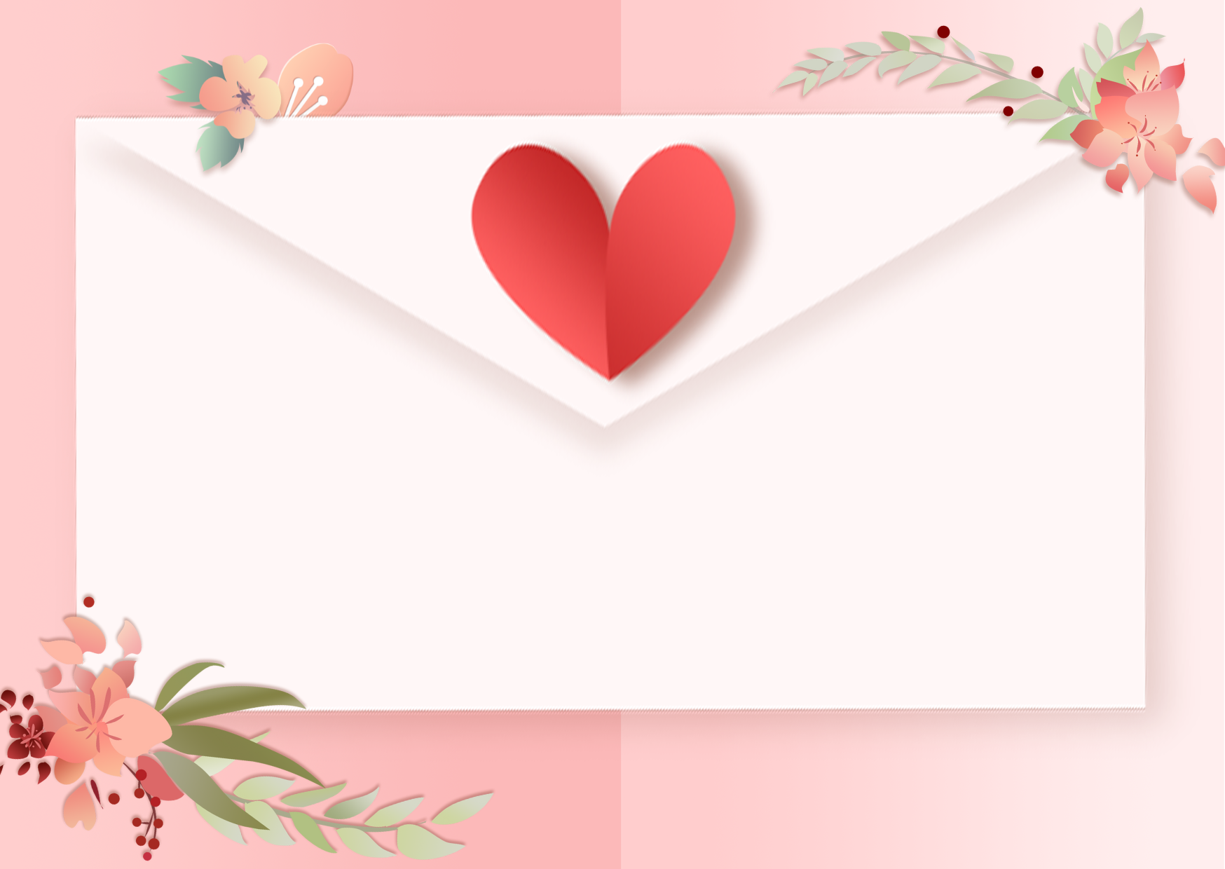 Envelope & Hearts